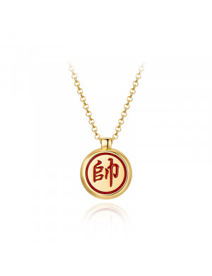 Necklace•The tide series Chess pendant necklace 