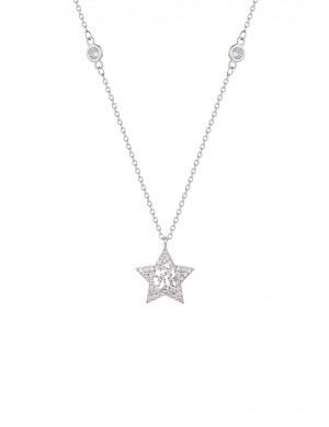 Necklace•Moon&Star Collection  Twinkle Star Chain Necklace