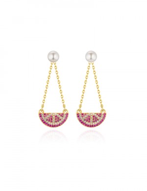 Earrings•Colorful Fruit Collection  grapefruit earing