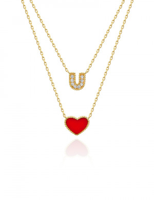 Necklace• Love You Collection I Love U Necklace