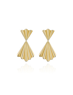 耳环•折扇系列 Folding fan earrings 折扇耳环