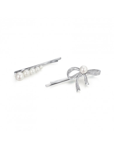 Hairpin• Glam Ever X Akiiiko Co-Branded Merchandise Bow pearl hairpin