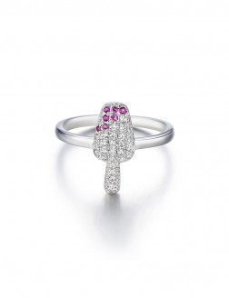 Ring•  Ice Cream Fever Collection Pink on Top Ring