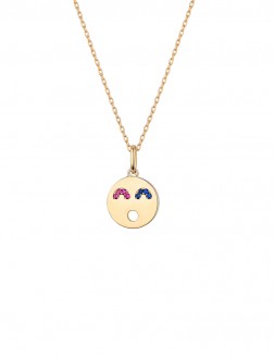 Necklace•Emoji Collection Smiley Face Necklace 